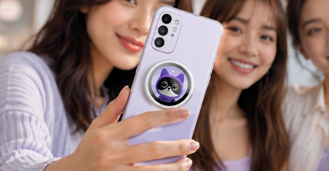 Oppo Bubble: a tiny magnetic rear screen that turns your phone into a better selfie rig