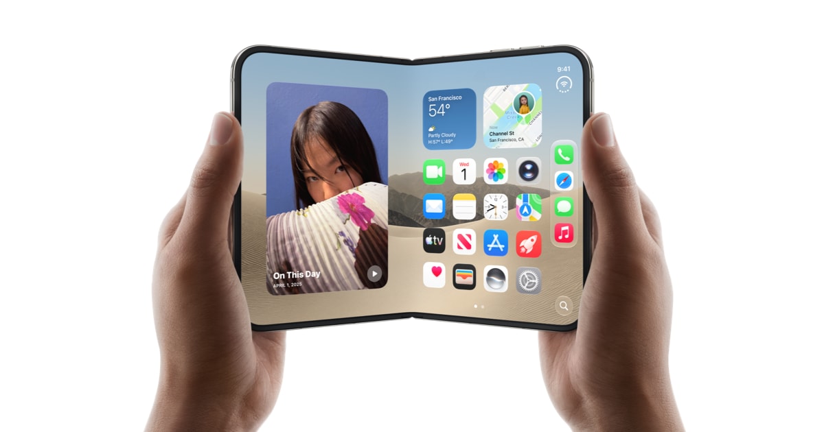 Apple’s first foldable is here: iPhone Duo brings a big screen, a small footprint and a $1,999 price tag
