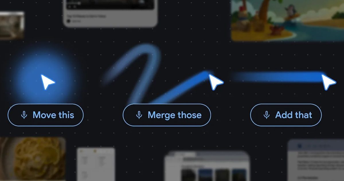 Point, speak, act: Gemini turns the mouse into an AI remote